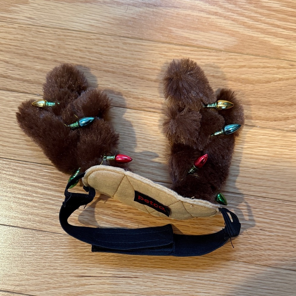 Cat/ dog reindeer antlers